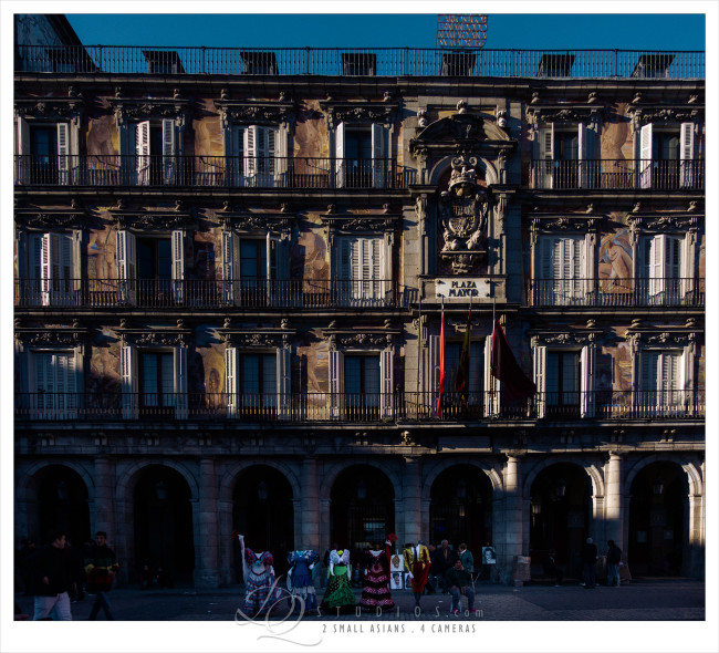 Plaza Mayor in Madrid, Spain - Sony RX100M3 at ISO200, 1/320 and f1.8